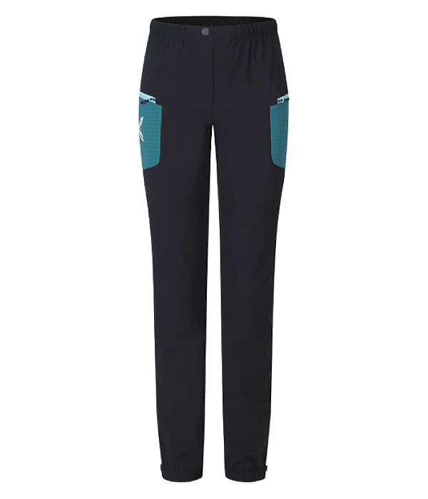 Montura dámské kalhoty Ski Style, černá/tyrkys, S
